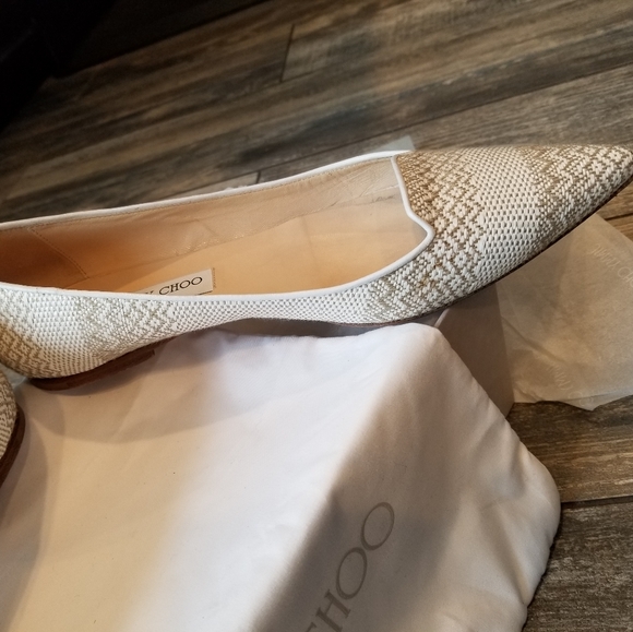 Jimmy Choo Attila Woven Fabric Loafer Flat, Size 41 (11B) - Picture 6 of 8
